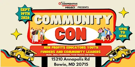 THE CO-OP PROJECT PRESENTS  COMMUNITY CON