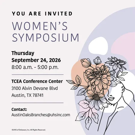 Austin Oaks Hospital Fall 2026 Women's Symposium