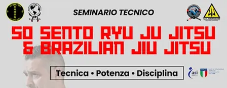 Seminario Tecnico di Sō Sentō Ryū Jū Jitsu e Brazilian Jiu Jitsu