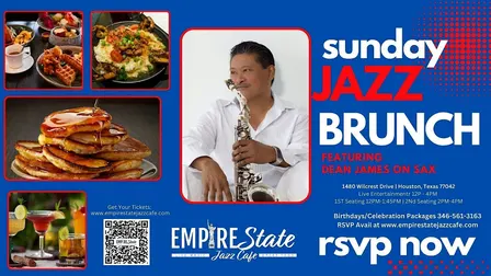 Sunday Jazz Brunch w/ Dean James (2pm Seating)