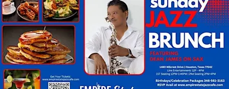 Sunday Jazz Brunch w/ Dean James (Noon Seating)
