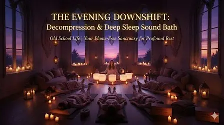 The Evening Downshift: Decompression & Deep Sleep Sound Bath