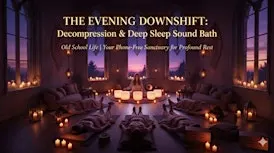 The Evening Downshift: Decompression & Deep Sleep Sound Bath