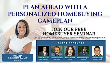 FREE HOMEBUYER SEMINAR: Plan Ahead With A Personalized Homebuying Gameplan