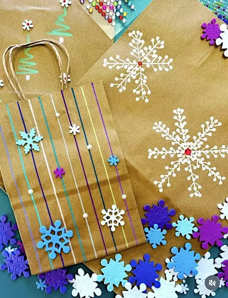 Snowflakes & Gift Bags ❄️| A Cozy Creative Night in NW Denver