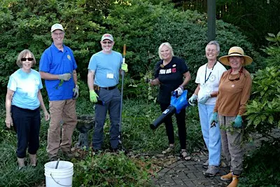 Peace in Bloom: Meditation Garden Clean Up