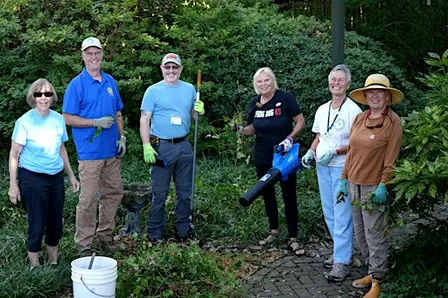 Peace in Bloom: Meditation Garden Clean Up