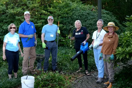 Peace in Bloom: Meditation Garden Clean Up