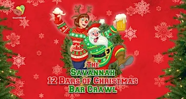 12 Bars of Christmas Bar Crawl - Savannah