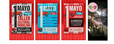 Fiesta Barrial Solidaria en la Calle - Taller Cultural Tomalino -Colegiales