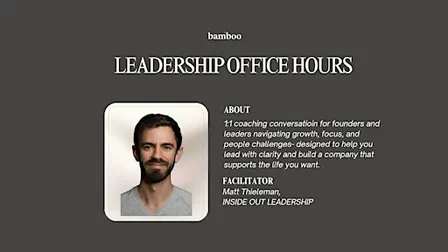 Leadership Office Hours