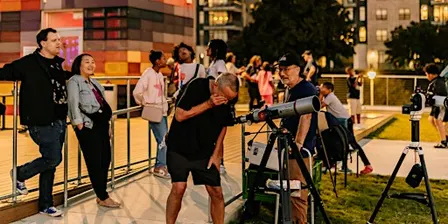 Stargazing at Tom Lee Park