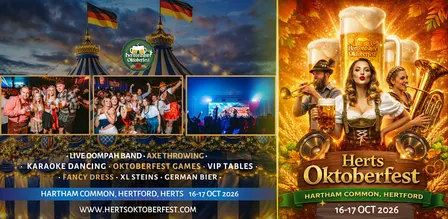 Hertfordshire Oktoberfest 2026 - Friday Evening Session
