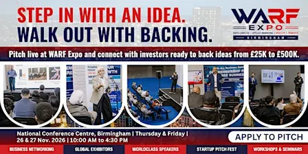 WARF Expo 2026 | Join Us As  Investment Pitch Fest