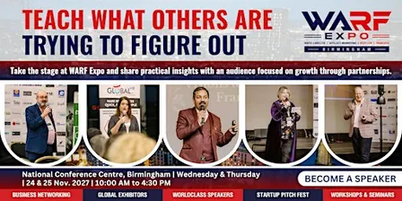 WARF Expo 2027 | Become A Speakers At Premier B2B Show