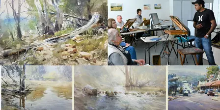 2 Day Weekend Watercolour Workshop in Canberra