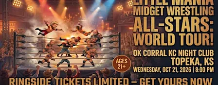 Little Mania Wrestling: Big Action, Tiny Wrestlers! Topeka, KS!