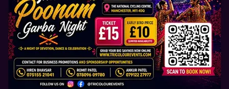 Sharad Poonam Garba Night (Manchester)