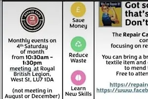 Repair Cafe Leighton Buzzard - monthly events