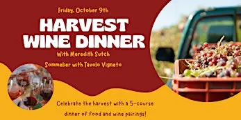 Harvest Wine Dinner