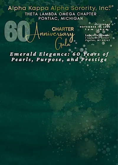 AKA - Theta Lambda Omega Chapter - 60th Charter Anniversary