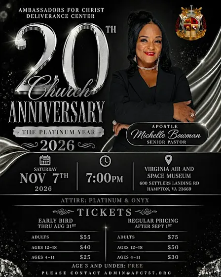 Ambassadors For Christ Deliverance Center 20th Church Anniversary Gala