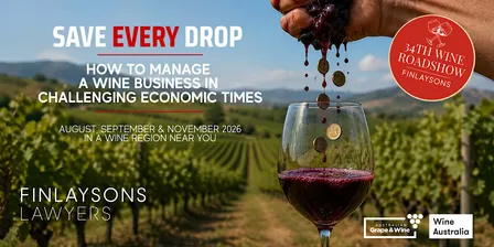 Finlaysons Wine Roadshow 34 - McLaren Vale  **NEW DATE**