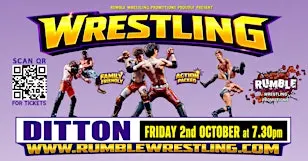 Rumble Wrestling Comes to Ditton 2026 Tour - KIDS FOR A FIVER Limited Offer