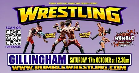 Rumble Wrestling comes to Medway - KIDS FOR A FIVER - LIMITED OFFER