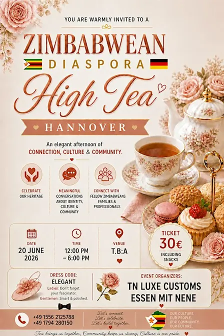 Zimbabwean Diaspora High Tea