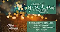 Organic Gala & Leadership Awards Dinner