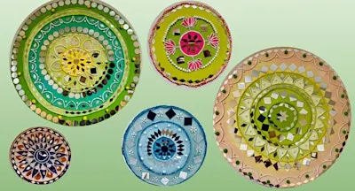 Mirror & Clay Mosaic Art