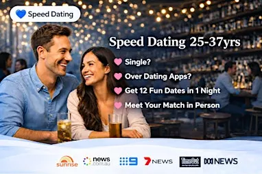 Melbourne Speed Dating for 25–37years Singles Event| Speed Dating Social