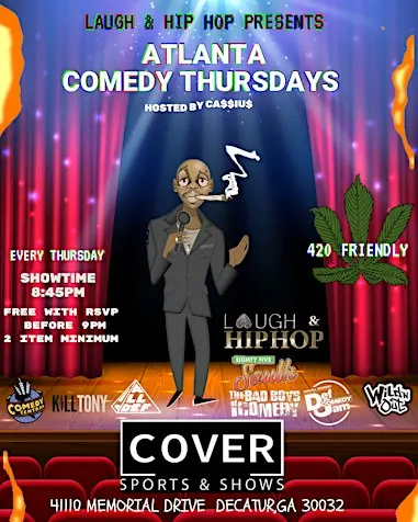 THE 420 COMEDY SHOW OF ATLANTA @ Cover Sports & Show
