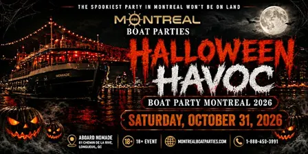 HALLOWEEN HAVOC BOAT PARTY MONTREAL 2026 | THE GHOST SHIP