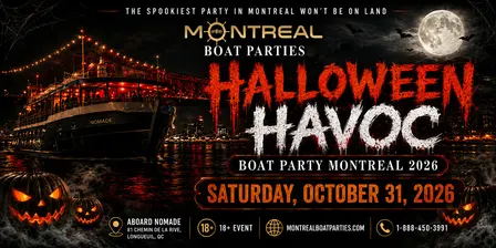 HALLOWEEN HAVOC BOAT PARTY MONTREAL 2026 | THE GHOST SHIP