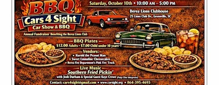 Berea Lions Club Annual BBQ and Cars 4 Sight Car Show