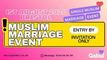 Leeds - MUSLIM MARRIAGE EVENT | 1-to-1 Single Meetup | INVITE ONLY