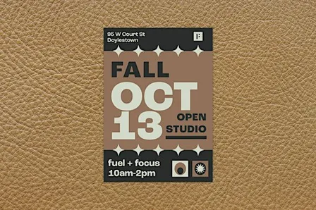 Fall Open Studio Time