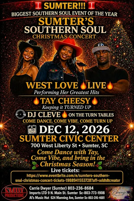 Sumter's  Southern Soul Christmas Concert