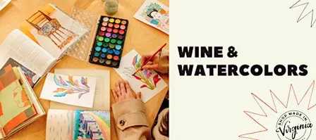 Wine & Watercolors with Shop Made in VA! RVA