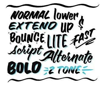 Brush Lettering with Brush Pens