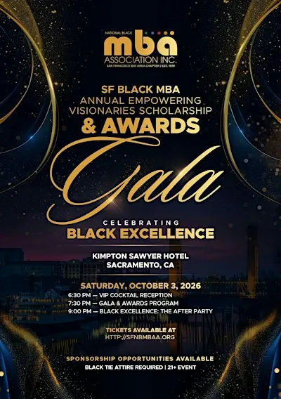 SF Black MBA Empowering Visionaries Scholarship & Awards Gala 2026