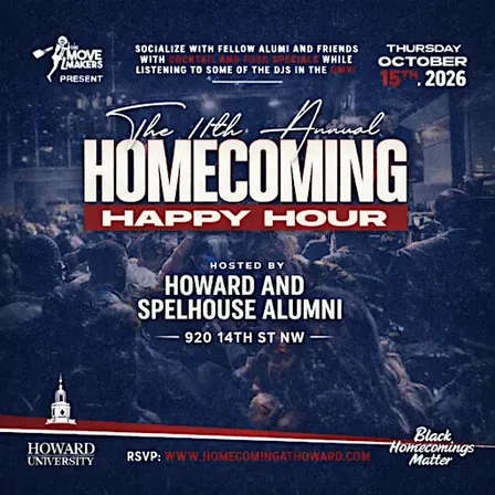 HU vs. SpelHouse Welcome Happy Hour + Party [Howard Homecoming]