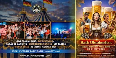 Bath Oktoberfest 2026 - Saturday afternoon Session