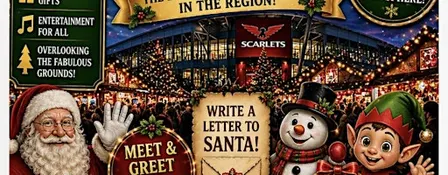 Christmas market  Parc y scarlets stadium Llanelli