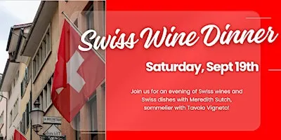 Swiss Wine Dinner