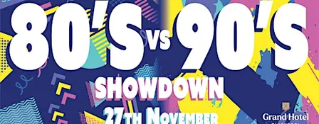 80's vs 90's Christmas Party at the Grand Hotel Blackpool