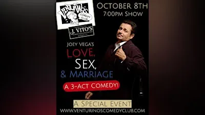 Love, Sex, & Marriage Comedy Show at Venturino's Comedy Club!