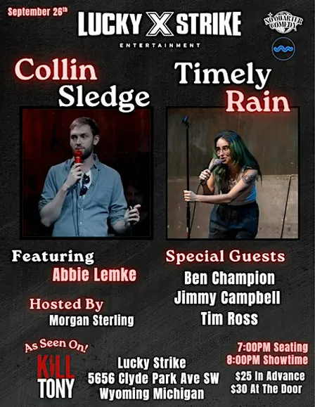 Kill Tony’s Collin Sledge & Timely Rain!